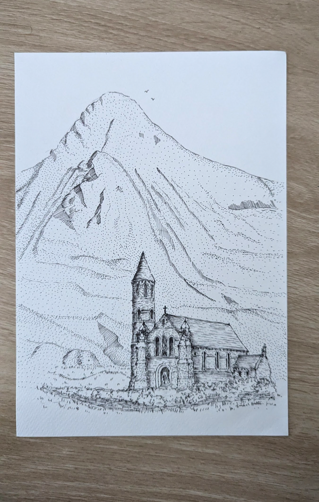 Custom Engagement + Wedding Illustration