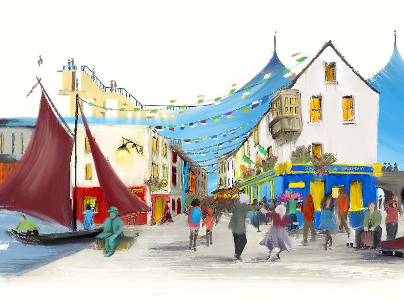 Galway Atmospheric Collage