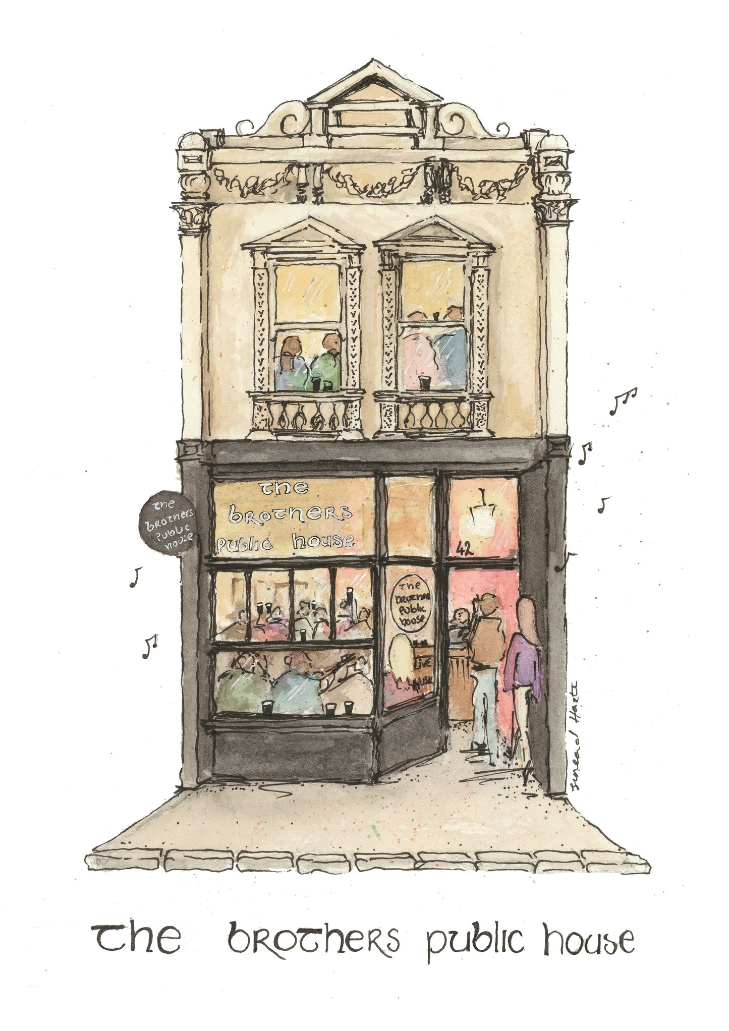 Custom Pub Illustration